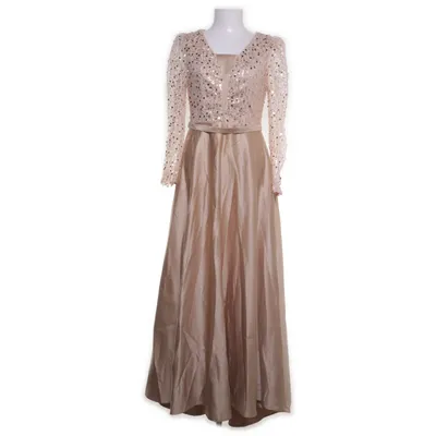 Aftonklänning (Beige) från Faeriesty Elastan, Polyester