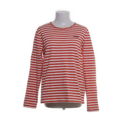 Lange mouwen shirt (Oranje, Wit) van C.W. by Carin Wester Katoen