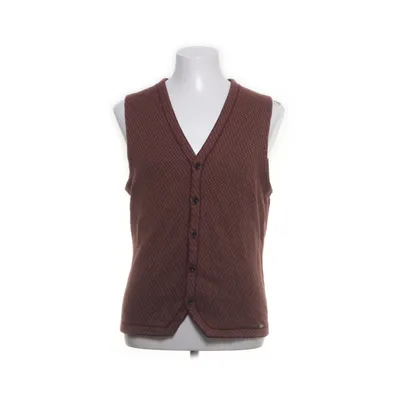 Väst (Brun, Röd) från Olymp Bomull, Ull