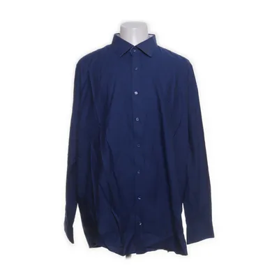 Shirt (Blauw) van Dressmann Katoen
