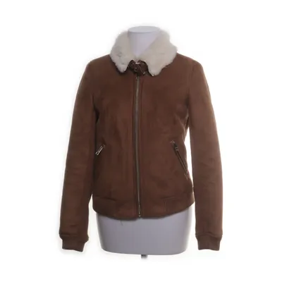 Shearlingjacka (Brun) från River Island Akryl, Polyester, Polyuretan, Viskos