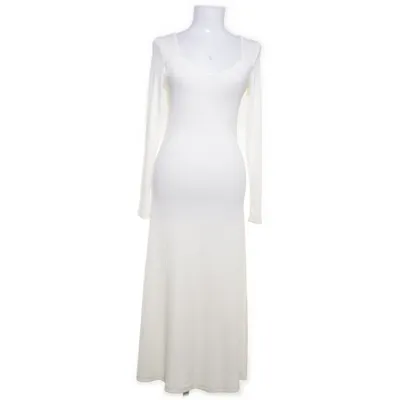 Maxi jurk (Wit) van Dazy Elastaan, Polyester, Viscose