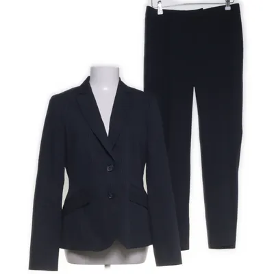 Kostym (Grå) från Comma Elastan, Polyester, Viskos