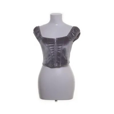 Crop top (Grijs) van Reclaimed Vintage Elastaan, Polyester