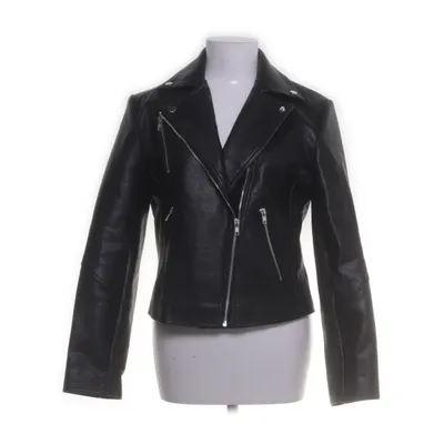 Bikerjacka (Svart) från Bik Bok Polyester, Polyuretan, Bomull