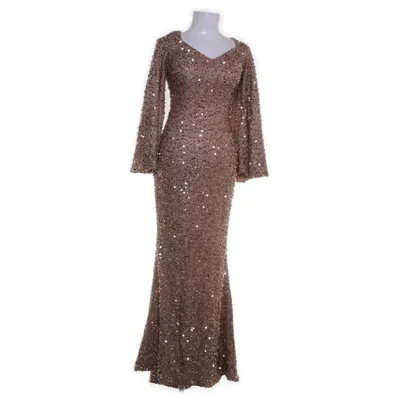 Aftenkjole (Beige, Guld) fra Miss Ord