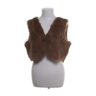 Pelsvest (Brun) fra Soyaconcept Kaninpels, Polyester