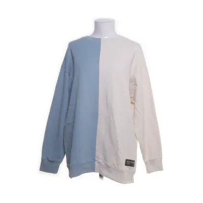 Sweatshirt (Blue, Beige) from Social Tourist Cotton, Polyester