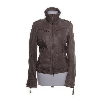 Leather jacket (Brown) from Gipsy Polyester, Leather