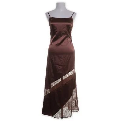Maxi dress (Brown) from Topshop Cotton, Elastane, Polyamide, Polyester, Viscose