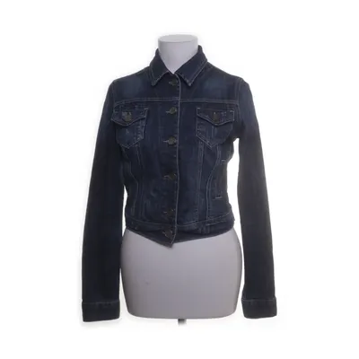 Denimjakke (Blå) fra Gina Bomuld, Elastan