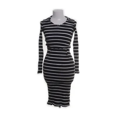 Capuchon jurk (Zwart, Wit) van SHK Mode Katoen, Polyester