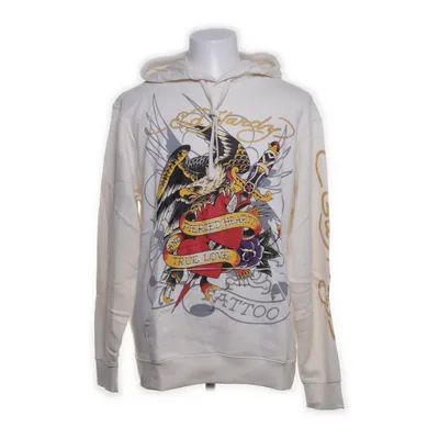 Hoodie (White) from Ed Hardy Cotton, Polyester