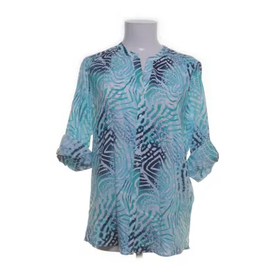 Blus (Turkos, Blå, Vit) från Olsen Bomull, Viskos