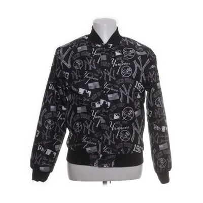 Bomberjack (Zwart, Wit) van New Era Polyester
