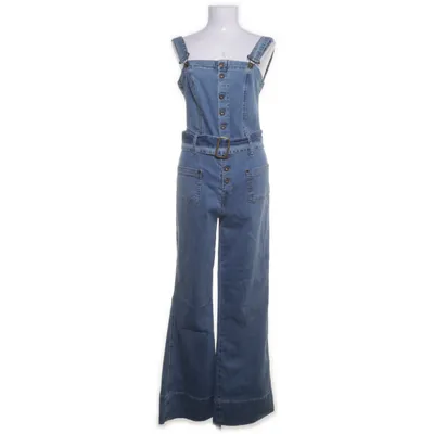 Jumpsuit (Blauw) van Who's That Girl Katoen, Elastaan