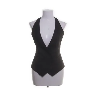Suit vest (Black) from J.Lindeberg Elastane, Linen, Wool, Cupro