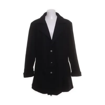 Coat (Black) from Bat Attack Polyester, Wool
