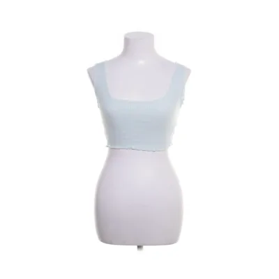 Crop top (Groen) van PrettyLittleThing Elastaan, Viscose