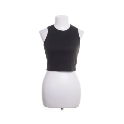 Crop top (Zwart) van Weekday Elastaan, Katoen