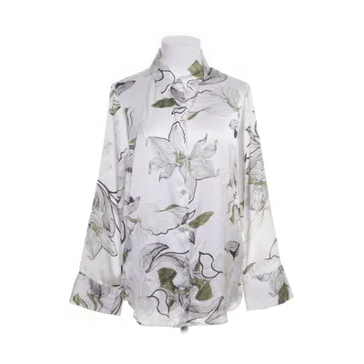 Blouse (Wit, Groen) van Zara