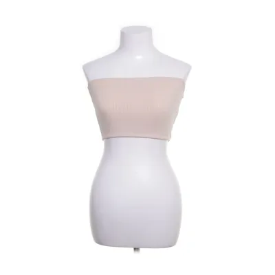 Crop top (Beige) van NA-KD Elastaan, Viscose