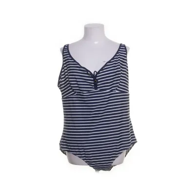 Maillot de bain une pièce (Bleu, Blanc) de XLNT by KappAhl Élasthane, Polyester