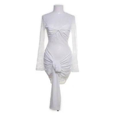 Cocktailjurk (Wit) van Shein Elastaan, Polyamide