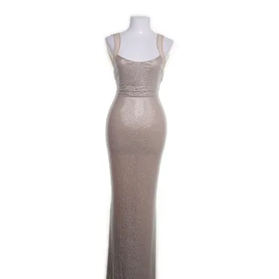 Avondjurk (Beige, Zilver) van Meshki Elastaan, Polyamide, Polyester