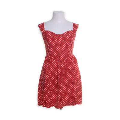 Klänning (Röd, Vit) Polyester