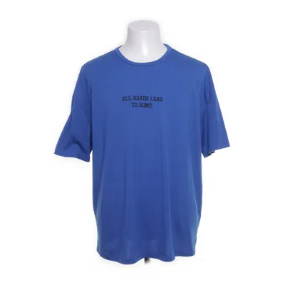 T-shirt (Blauw) van Shein Katoen, Polyester