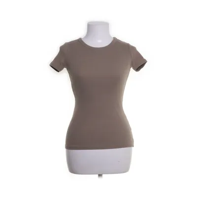 T-shirt (Grön) från H&M Basic Bomull, Elastan