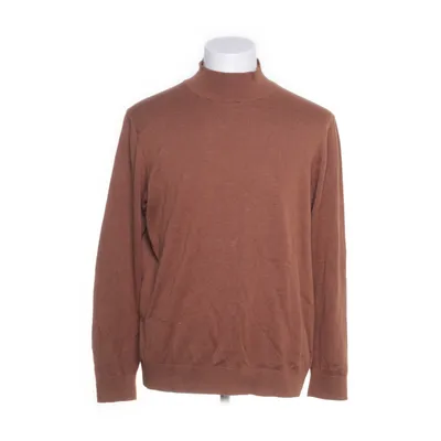 Turtleneck (Brun) fra H&M Man Bomuld, Modal