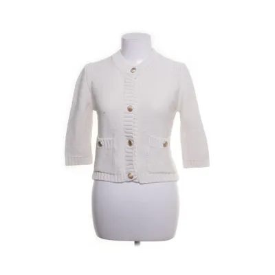 Strickjacke (Weiß) von Zara Baumwolle, Polyester