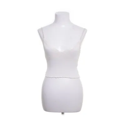 Crop top (Wit) van Divided by H&M Elastaan, Polyester, Polyamide