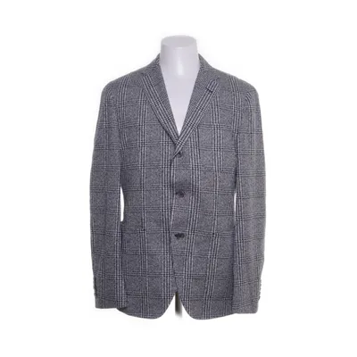 Blazer (Grijs, Wit) van Boss Katoen, Cupro, Linnen