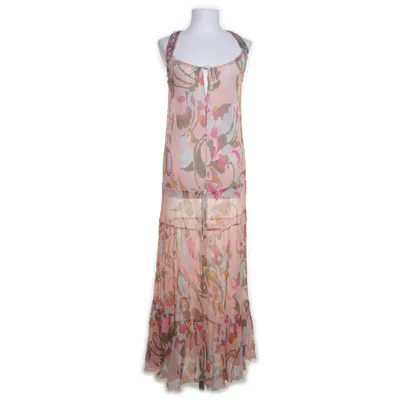 Maxi jurk (Roze, Meerkleurig) van Antik Batik Zijde