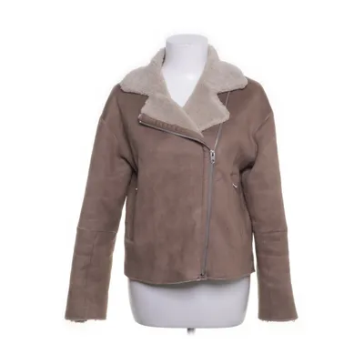 Shearling Jacke (Braun) von Zara Basic Polyester, Acryl