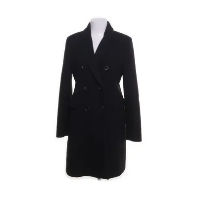 Coat (Black) from Mango Polyester, Wool, Acrylic, Polyamide, Cotton, Viscose
