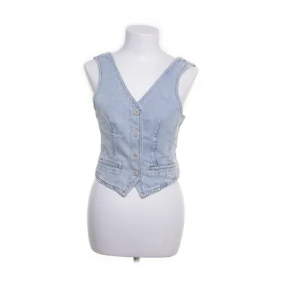Spijker gilet (Blauw) van Drykorn for Beautiful People Katoen, Lyocell