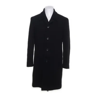 Coat (Black) from Allan Clark Polyester, Viscose