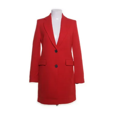 Coat (Red) from Zara Woman Elastane, Polyester