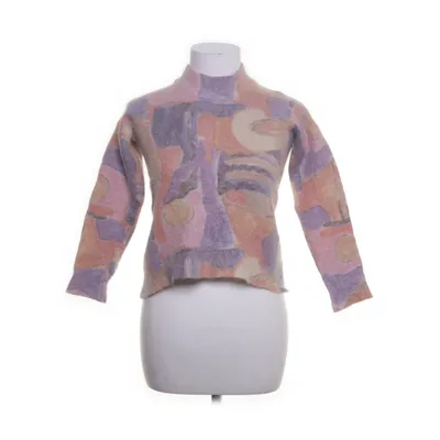 Pull-over (Violet, Multicolore) de Soi Laine d'alpaga, Élasthane, Mohair, Polyamide