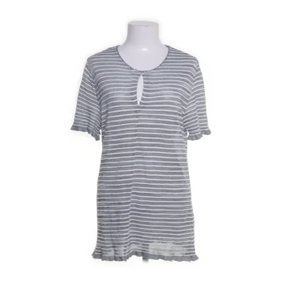 Top (Blue, White) from Altra Acrylic, Cotton