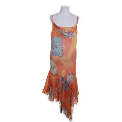 Klänning (Orange, Flerfärgad) från Mei Mei Polyester