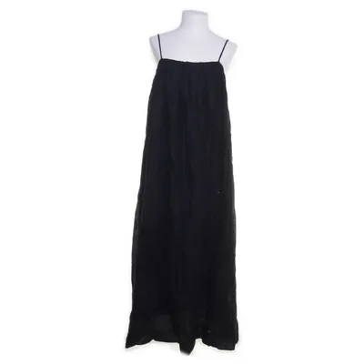 Maxikleid (Schwarz) von H&M Baumwolle, Leinen
