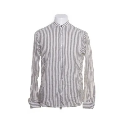 Shirt (Groen, Beige) van Alley Docks Katoen, Linnen