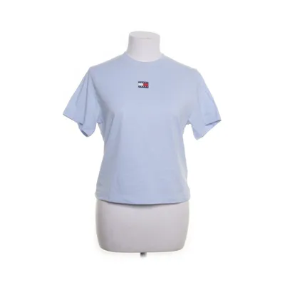 T-shirt (Blå) fra Tommy Hilfiger Jeans Genanvendt bomuld, Genanvendt polyester
