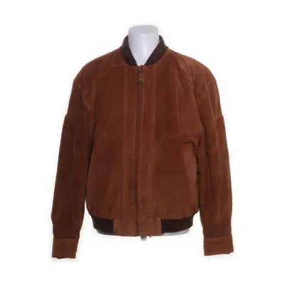 Läderjacka (Brun) från Original Acetat, Skinn, Viskos