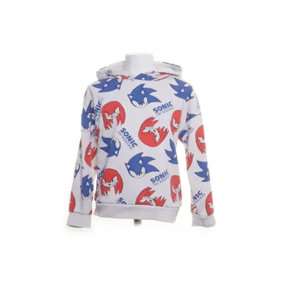 Hoodie (White, Multicolored) from Sega Cotton, Polyester